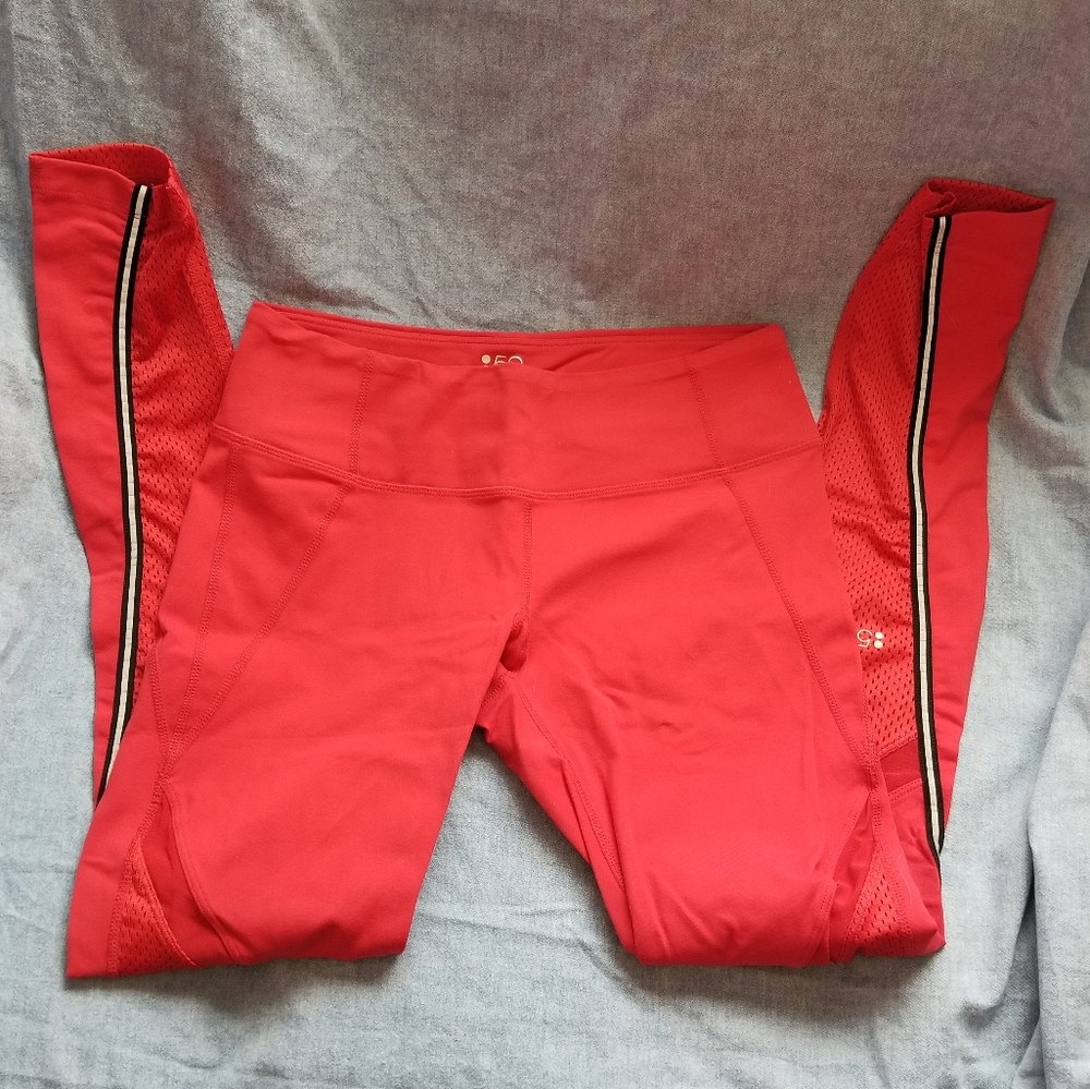 Splits59 Red Leggings Size Medium